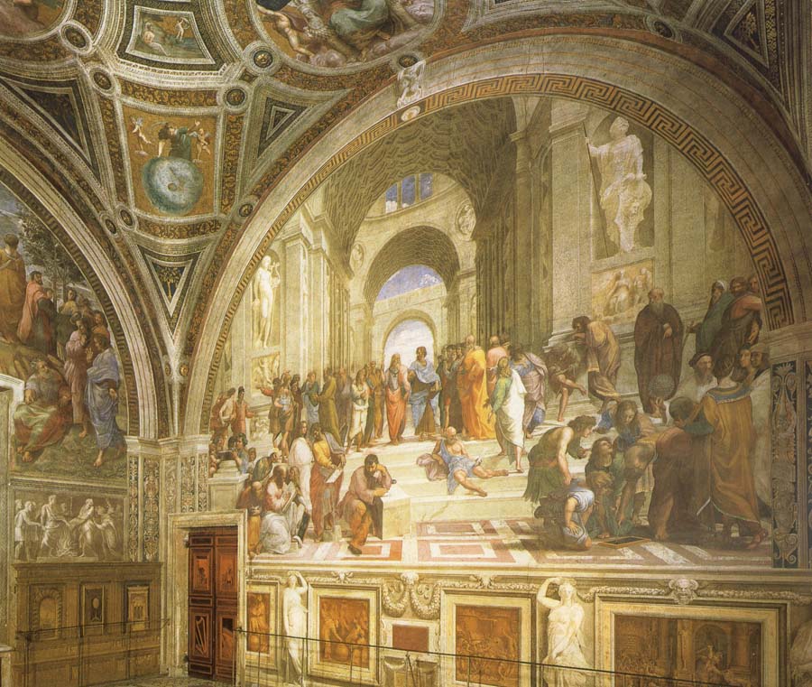 Aragon jose Rafael Stanza della Segnatura with the School of Athens
